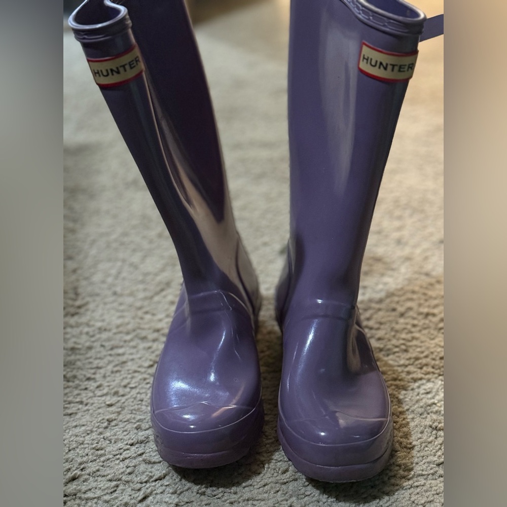 Hunter Lavender Tall Boots